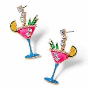 Cocktail Statement Earrings – Colorful Party Jewelry